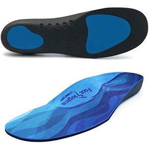 Footlogics Comfort - Full-Length Orthotic Shoe Insoles with Arch Support for Plantar Fasciitis, Ball of Foot Pain, Flat Feet - Comfort Wear, Pair (Small)