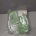 175Pcs Gingham Party Supplies for 25 Guests Scalloped Plates and Napkins set Green and White Paper Plates Disposable Plaid Cocktail Napkin Checkered Dinner Party Set Cutlery for Baby Shower Wedding