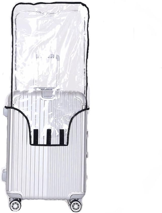 JenKin Luggage Protector Suitcase Cover PVC Waterproof Travel Suitcase Fits Most to 30"30" (21.3" L x 13.4" W x 29.5" H)