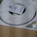 48" Fandelier Ceiling Fan with Light, Crystal Chandelier Fan with Retractable Blades Dimmable Crystal Ceiling Fan Chandelier for Bedroom Living Room Dining Room-Chrome