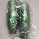 150 Pack Clear Plastic Cups 9 oz Green Plastic Cups for Cocktail Fancy Disposable Cup for Party Stemless Wine Glasses for Party Wedding Graduation