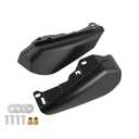 Mid Frame Air Deflector for Harley Davidson 2009-2025, Motorcycle Heat Deflectors Shields for Harley Touring Street Glide Road Glide Electra Glide Road King Ultra Limited Tri Glide CVO (Matte Black)