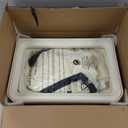 Kitsure Laundry Basket 95L – Large Laundry Hamper with Lid, 2-Compartment Divided Clothes Sorter with Removable Hamper Bags, Beige Organizer for Laundry Room, Bathroom & Bedroom, 22.2" x 16" x 27.4"