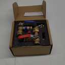 HYDRO MASTER Tankless Water Heater Service Valve Kit with Pressure Relief Valve 3/4-Inch IPS Isolator Clean Brass