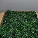 20"X20" Artificial Grass Wall, 12 Pcs Boxwood Hedge Wall Panels UV-Anti Grass Backdrop Wall Decor, Greenery Privacy Hedge Screen for Indoor Outdoor Patio Balcony, Party Garden Fence Decor