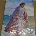 DBQFRSBP God Walks on Water PosterAt Room Aesthetic Posters Cool Artwork Wall Art Home Decor Gift Canvas Art Poster And Wall Art Picture Print Modern Family Bedroom Decor Posters 12x18inch(30x45cm) (Unframe-style)