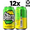 Starry Lemon Lime Soda Pop, 12 Fl Oz Cans (Pack of 12)