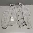 Trendy Queen Cropped Cardigan Sweaters for Women Lightweight Crop Knit Y2k Fall Outfits Fashion Clothes 2025 (Small, Grey)