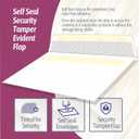 NextDayLabels - W-2 4-Up Employee Tax Forms, Instructions on Back" for 2025, for Laser/Inkjet Printer. Compatible with QuickBooks and Accounting Software ETC. (Pack of 50 Sheets & Self Seal Envelopes)