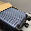 LIGHT FLIGHT 20 Inch Carry On Luggage 22x14x9 Airline Approved, Dark Blue