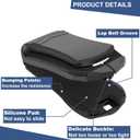 Positioner Clip, Shoulder Belt Adjuster for Neck & Shoulder Comfort, Stopper Clamps Positioner, 2 Pcs