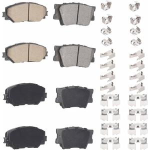 8PCS Front&Rear Ceramic Brake Pads Fit for Toyota RAV4 2006-2012 for RAV4 LE 2013-2018 Lexus HS250h 2010-2012