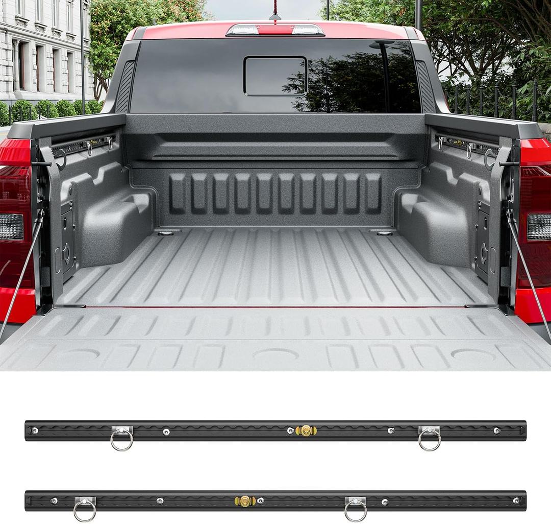 SZYANG Trail Rail System Compatible with 2022-2025 Ford Maverick Truck Bed Rail System Tie Down Rails Replacement for 2022-2025 Ford Maverick Accessories