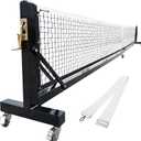 Pro Portable Pickleball Net System Portable Pickleball Net Outdoor,Heavy Duty Premium-Grade Brass Winder 22 FT Regulation Size Pickleball Court Equipment Indoor or Outdoors