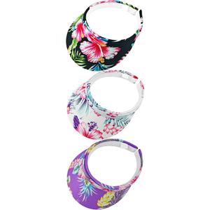 3 Pack Sports Sun Visor Hat Women Men Adjustable Clip On Visors Outdoor Golf Beach Cap