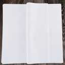 Fuyoooo 100 Sheets of Artist Teabag Paper for Mixed Media Art 16.5''x16.5'' Large Wet Strength Tissue White Handmade Paper DIY Art Craft Supplies for Printmaking Collage Cyanotype Painting