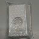 White Double Pole Line Volt Thermostat Cover with Line Volt Knob for Old Style D22 - HVAC, ABS Material with Gold-Plated Lettering Thermostat Cover for Walls (2 Pack)