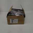 Fixwal 41 Inch Tall Nightstand with Charging Station, Led Night Stand with U-S-B Port & Socket, 3 PU Finished Fabric Storage Drawers, Office, Bedside Table & Bookshelf in One, Rustic Brown