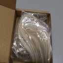 FLUFYMOOZ 6PC Clip in Hair Extensions 24" Straight Long Extensions for Women Synthetic Hairpiece (Blonde with Blonde Highlights)