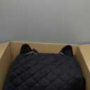 Dog Car Seat for Small/Medium Dogs Up to 35lbs,Elevated Cushion Fits in Front/Back Seat,Travel Safety Per Car Bed with Washable Removable Cover, Storage 2 Pockets Black