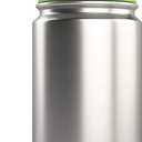 Kids Water Bottle - 12oz Stainless | Leak Proof With Straw & Handle | 24 Hours Cold | Insulated, Double Wall Stainless Steel | Easy Sip Toddler Cup | Child's Flask | Eco Friendly