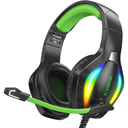 PG1 Gaming Headset for PS4, PS5, PC, Switch, Xbox, Gaming Headphones with AI Stereo Microphone Sound, Computer Headset with 3.5mm Jack & RGB Light