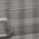 novelinks Transparent 4" x 6" Photo Organizers and Photo Storage Box with Handle, 16 Inner Photo Cases, Portable Picture Organizers & Photo Storage Containers (Clear)