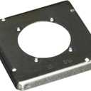 Hubbell 888 Raco 1/2" Raised Square Cover with (1) 2.62" Diameter 30-50 Amp Receptacle, 4-11/16"