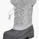 K KomForme Boys & Girls Snow Boots Insulated Fur Lined Warm Anti-Slip Waterproof Winter Boot (Toddler/Little Kid/Big Kid) Size 1