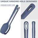 5 Pieces Silicone Spatula Set, Food Grade Rubber Spatula, Upgrade Strong Handle with Ergonomic Grip, Heat Resistant Up to 600F for Nonstick Cookware, Cooking (Neutral)