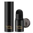 Hairline Powder Stick Root Cover up Black, Hairline Shadow Powder with Sponge for Thinning Hair, Instantly Conceal Hair Loss & Bald Spots, Natural-Looking Coverage, Waterproof & Long Lasting