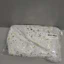 Christmas Tree Skirt 30" 36" 48" White Luxury Faux Fur Tree Skirt Stars Plush Tree Skirt for Christmas Tree Pencils Tree 906/Gold/78