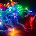 2 x 210 LED 4-Color Outdoor Easter String Lights, Seasonal Fairy Lights with 8 Modes, Waterproof Indoor Outside Decoration Lighting for Christmas, Parties, Wedding, Patio, New Year(70FT)