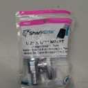 SharkBite 1/2 Inch MPT Crimp Multi-Turn Straight Stop, Brass Plumbing Fitting, PEX Pipe, PE-RT, 23061LF