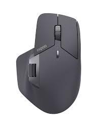  Wireless Bluetooth Mouse, Ergonomic Rechargeable Silent Mouse with MultiDevice, Adjustable DPI, Flying Scroll & Thumb Wheel, Bluetooth Mice for Laptop, Computer, Tablet, Smartphone (Black) Pro mx e510