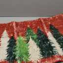 Drydiet Christmas Bath Rugs, Christmas Tree Area Rugs for Bathroom Kitchen Bedroom, Non-Slip Shaggy Washable Bath Mats, Luxury Absorbent Bathmats for Xmas Winter Holiday Home Decoration, 20x30 Inch