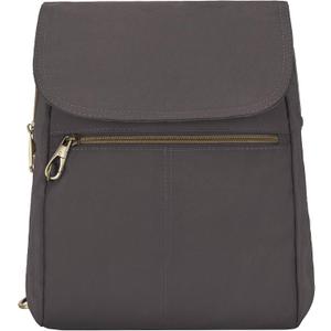 Travelon Anti-Theft Signature Slim Backpack (One Size, Smoke)