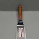 Professional Metal Spatula for Cast Iron Skillets and Flat Top Grills, Full Tang Wooden Handle,1.8mm Thick Stainless Steel Blade, Smash Burger Spatula Turner for Flipper, Cooking, BBQ, 4.7 x 2.7 Inch