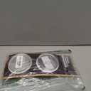 40oz Tumbler Lid Compatible for Stanley, 2 Pack Replacement Tumbler Lids Fit for Stanley Quencher 2.0 Tumbler 40 OZ, with Straws and Cleaning Brush (Clear White)