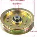 2 Pack 918-04129 Spindle Assembly with 756-04129B Idler Pulley Replaces Cub Cadet 618-04129B, 618-04129, 918-04129B, 918-04129A, 618-04129A for Cub Cadet LT1050 LT1024 SLT1554 50" 54" Deck