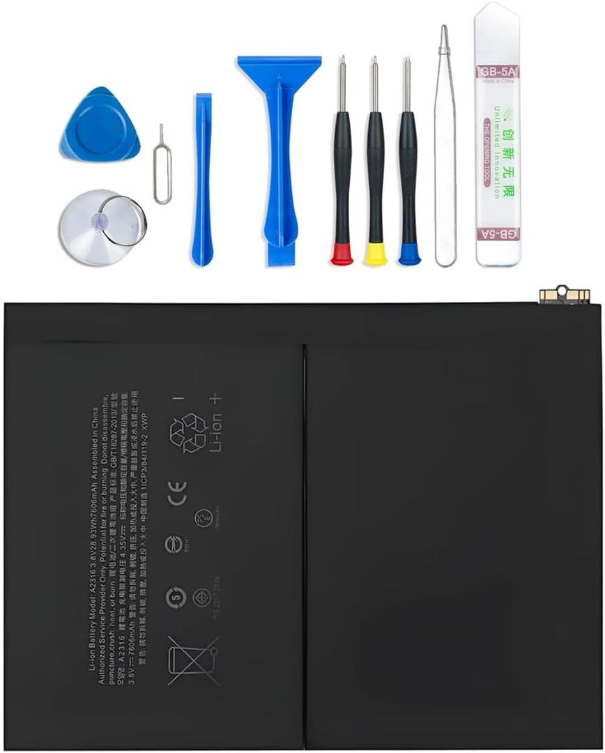 A2288 Battery A2316 Compatible with ipad Air 10.9" 2020 4th Generation Gen 4 A2324 A2325 A2072 13.1 ipad 13.2 MYFN2LL/A MYFM2LL/A MYFT2LL/A MYHY2LL/A MYGX2ZP/A EMC 3571 3570