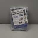 Fostanfly Washable Pee Pads for Dogs, 2 Pack Reusable Super Absorbent Potty Pads, Non-Slip and Leak-Proof 54"x54" for Whelping, Extra Large Potty Training Washable for Puppy (Gray)