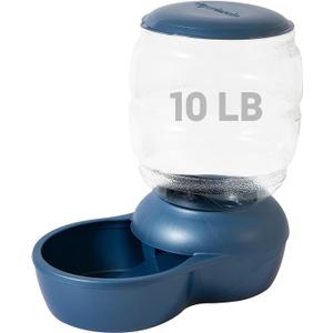Petmate Replendish Feeder Automatic Cat and Dog Feeder, Pearl Peacock Blue, 10 LB, Made in USA, Pear Peacock Blue 