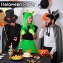 Skicuff 3 Sets Halloween Trio Costume Cosplay Accessories Green Ogre Ear Headband and Glove Donkey Headband and Tail Puss Cat Boots Hat with Cloak Family Halloween Costumes for 3 Dress up Accessories