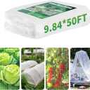 9.84×50FT Garden Mesh Netting,Ultra Fine Plants Cover Protection from Anti Birds,Bugs,Cicadas,and Insects-Pest Barrier for Blueberry Bushes,Vegetable,Fruit Tree,Flowers,Raised Bed