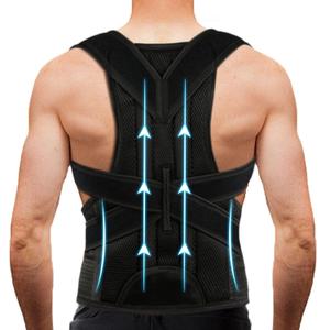 Back Brace Posture Corrector for Women Men -Adjustable and Breathable Support Scoliosis for Waist - Improve Back Posture for Body Correction and Lumbar Support L(33"-37")