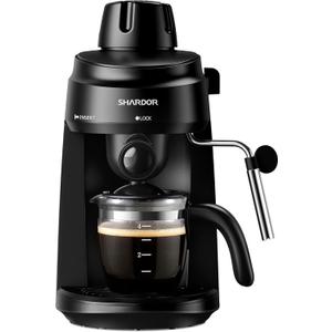 SHARDOR 3.5 Bar Espresso Machine  4-Cup Compact Espresso Maker