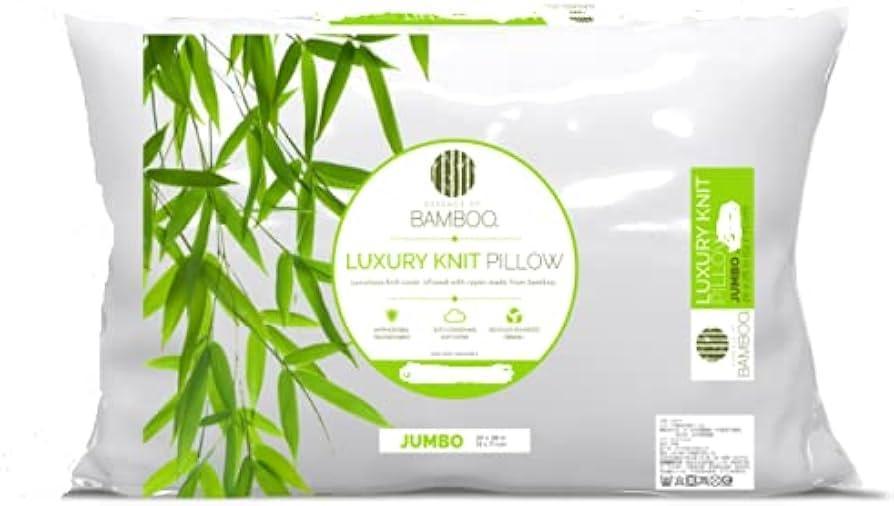 Essence of Bamboo Jumbo Pillow 20x28in Memory foam Cluster Pillow