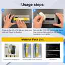For Samsung Galaxy S25 Ultra Screen Protector [2-Pack],Ultimate Dust-Free Installation Kit,UltraClear Tempered Glass, 9H Hardness, Case Friendly, Bubble Free Installation (6.9 Inch)