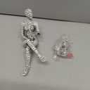 Reading Lady Statue, Lady Statue Decorative Female Figurine Thinker Statue Aesthetic Sculpture for Room Decor, Bookshelf, Desk, Modern Abstract Decor